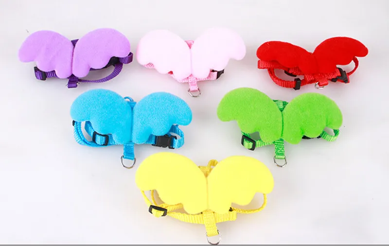 Маленькая собака проводов с крыльями грудь ремни Pet тягового собак Ангел