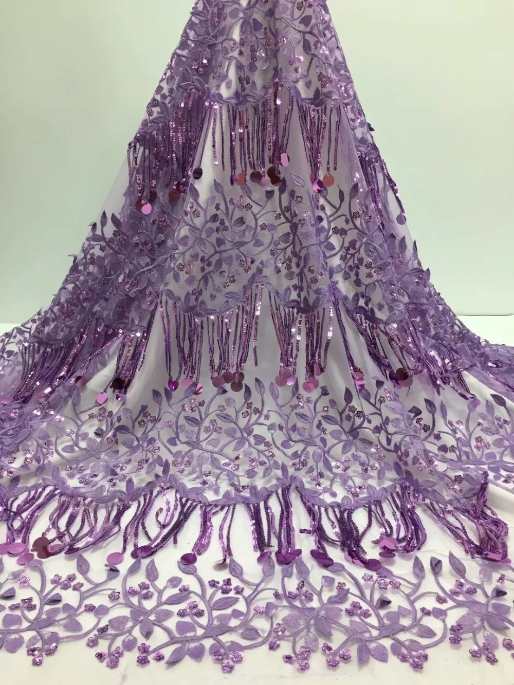 Изумрудно-Зеленая вышитая африканская гипюровая французская кружевная ткань 2019