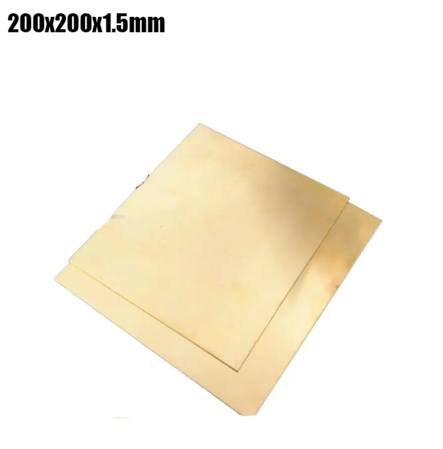 200x200x1 5 мм высокопрочная латунная пластина для ремонта зданий компьютерных