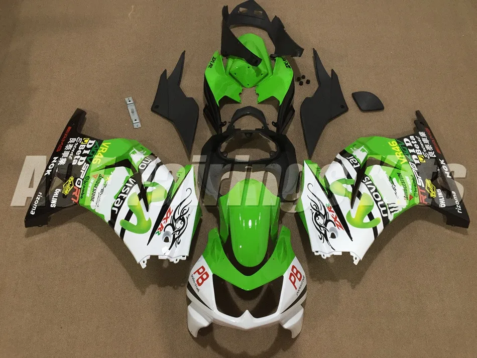 ABS обтекатель комплект для Kawasaki Ninja 250R EX250 ZXR250 2008- 08 09 10 11 12 13 14 Обтекатели(Термопластавтоматы) прохладный пользовательских