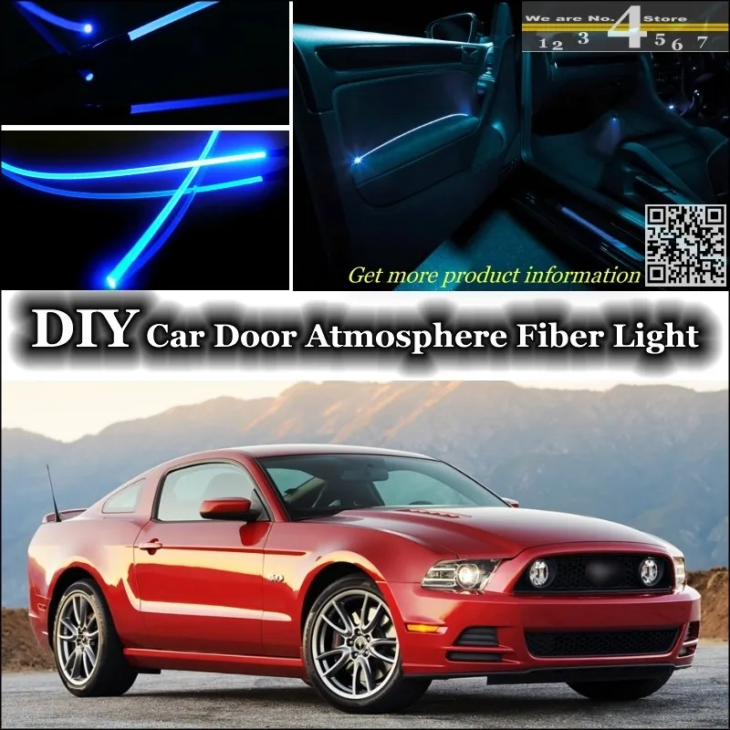 Для Ford Mustang GT / CS внутренняя настройка окружающего освещения атмосфера
