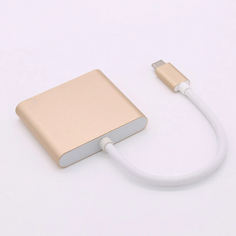 Высокое качество USB 3 1 Тип C к HDMI 0 концентратор многопортовый адаптер донгл док