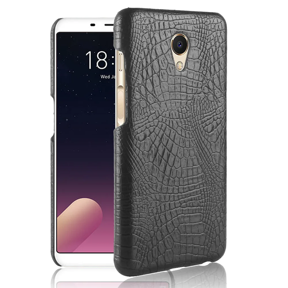 Для Meizu Meilan S6 роскошный чехол из искусственной кожи с крокодиловым узором для m6s 5 7