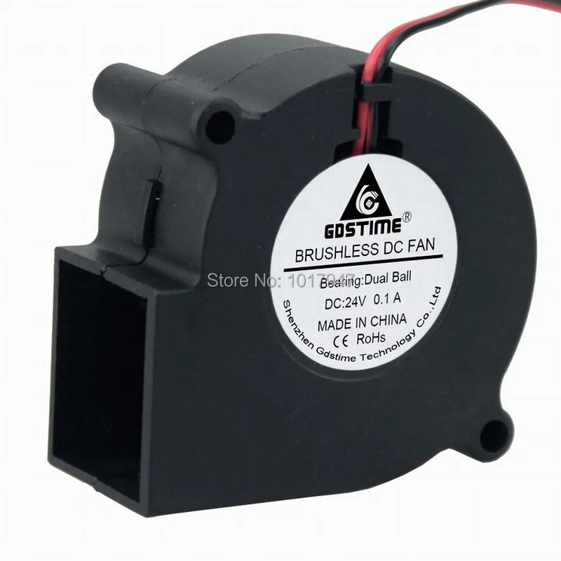 Buy 5 ピースロット Gdstime ブラシレス冷却ファン 24 ボルト 60 ミリメートル × 28 ミリメートル 6 センチ 3D プリンタ用
