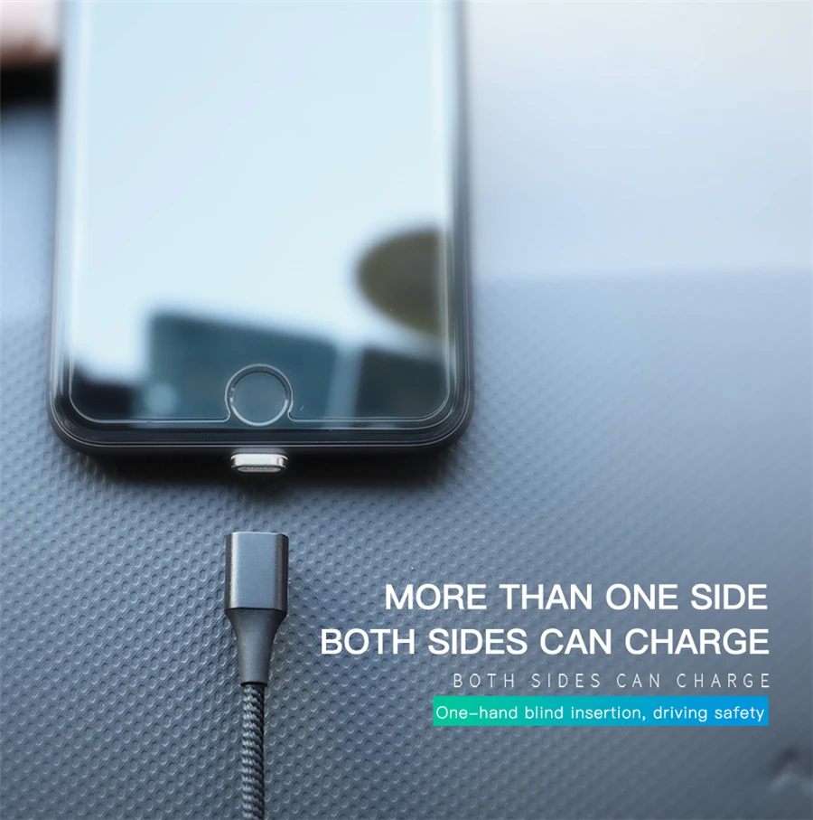 3A Магнитный кабель Micro Тип usb C кабель для быстрой зарядки и передачи данных для iPhone SAMSUNG S10+ S9 XIAOMI Mi9 QC3.0 светодиодный магнит Зарядное устройство провода