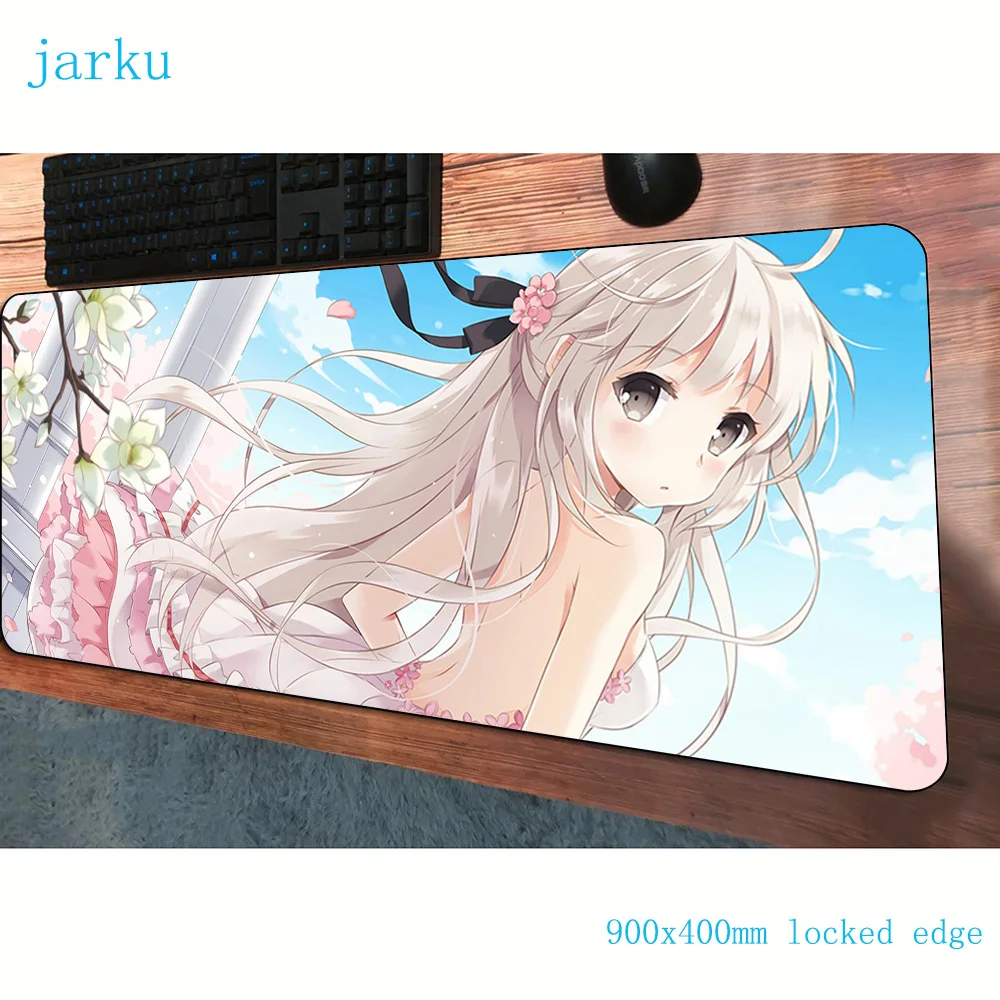 japanese anime mouse pad ergonomic Computer mat 900x400x2mm gaming mousepad large thick padmouse keyboard games pc gamer desk | Компьютеры