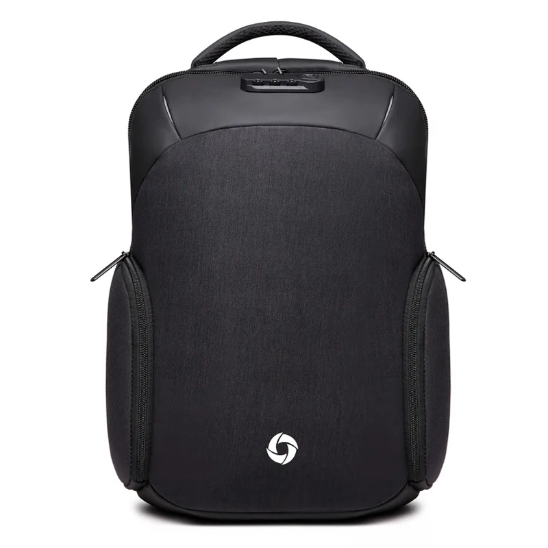 black Рюкзак ozuko мужской водонепроницаемый мужской рюкзак Mochila USB зарядка 15,6 рюкзак для ноутбука Повседневный школьный рюкзак анти-вор рюкзаки дорожные сумки - Цвет: black