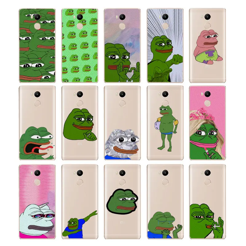 DREAMFOX M276 Pepe Memes Sad Frog Мягкий ТПУ силиконовый чехол для Xiaomi Redmi Note 3 4 4X5 5A 6 7 Pro Global |