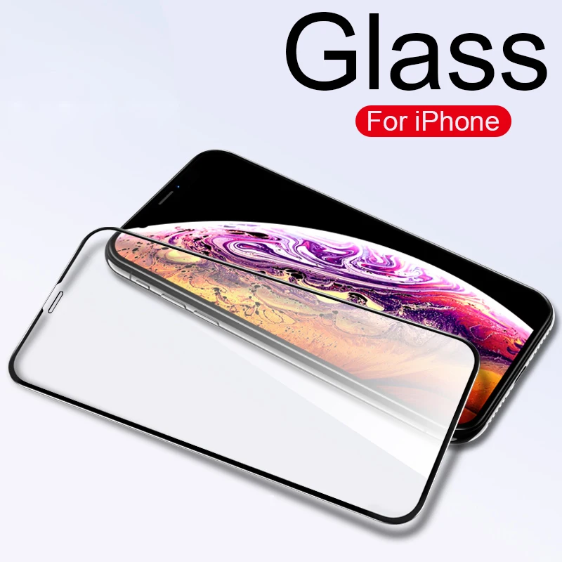 Закаленное стекло для apple iphone xr xs max полное покрытие 7 8 plus 7plus i phone pone ipone i7 i8