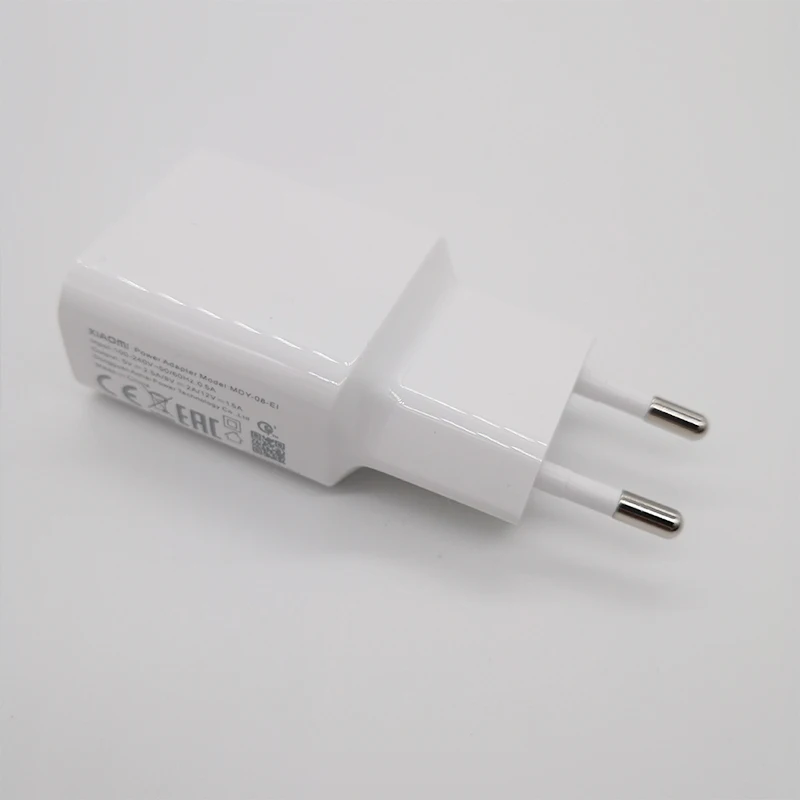 Оригинальный XIAOMI Зарядное устройство EU Plug QC3.0 Быстрая Зарядка адаптер 5В 2.5A/9V 2A