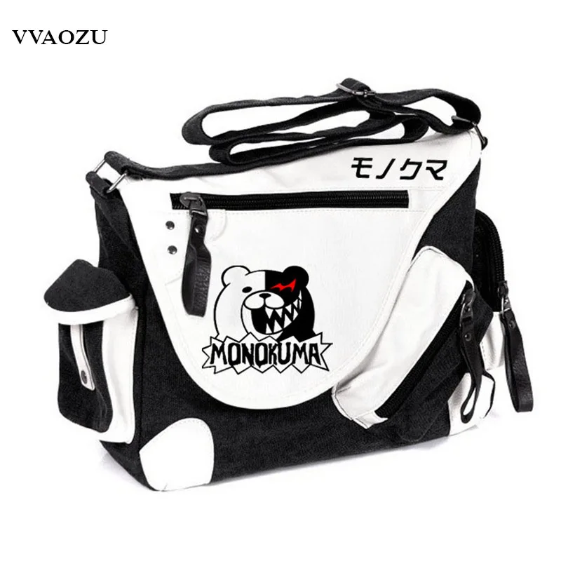 Брендовые дизайнерские сумки мессенджеры Danganronpa Monokuma сумка через плечо женская