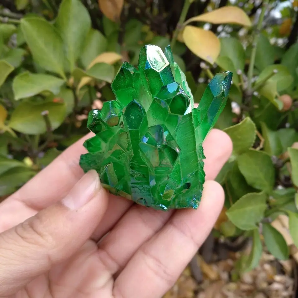 80 г натуральный коллекционный мистический Кристалл кластер Druzy Geode образец|Камни|