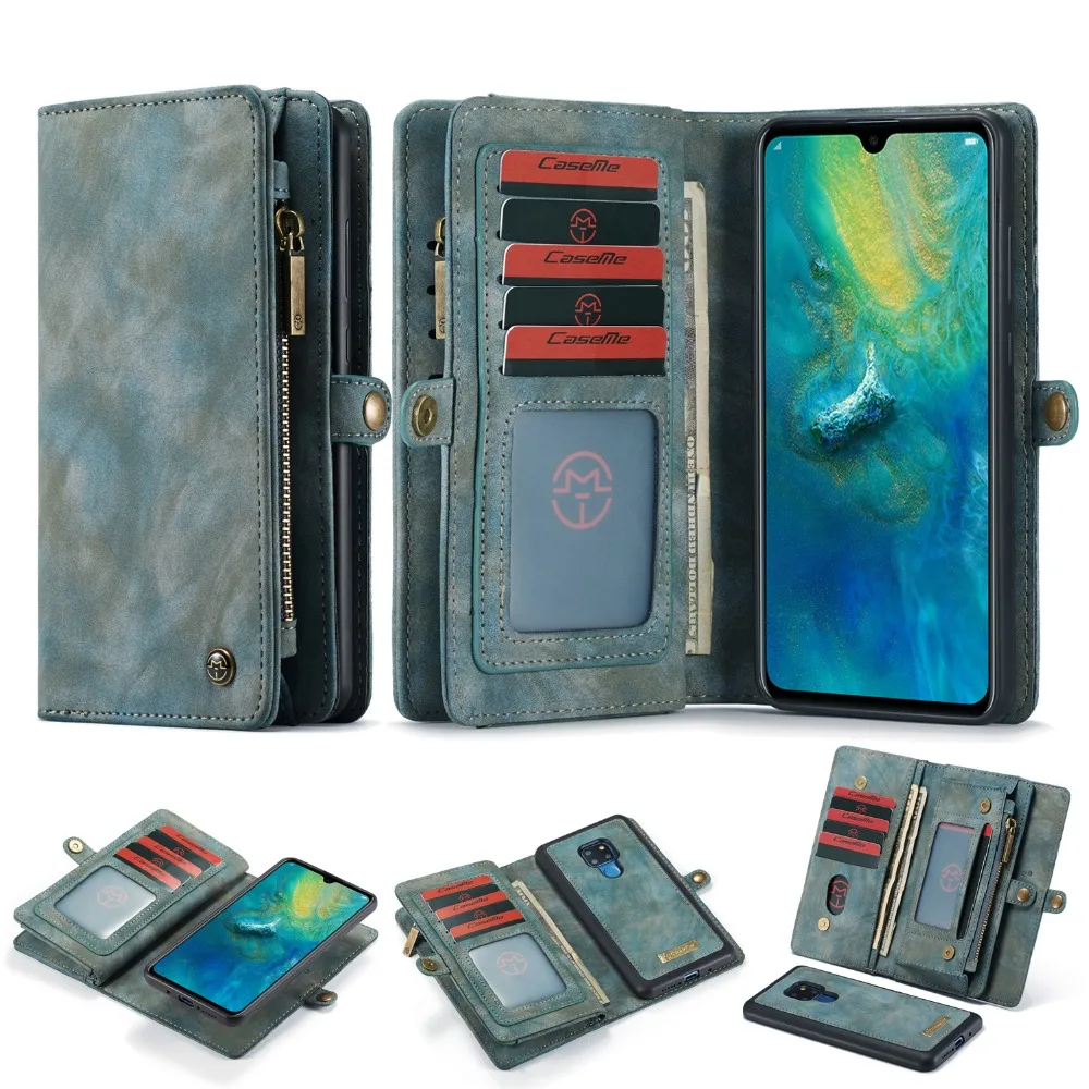 Сумка на молнии из натуральной кожи для Huawei Mate20 многофункциональный кошелек