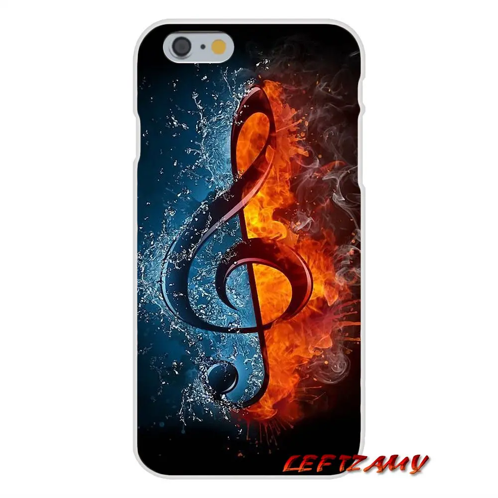 Силиконовый чехол для Xiaomi Mi6 Mi 6 A1 Max Mix 2 5X 6X Redmi Note 5 5A 4X 4A 4 3 Plus Pro music key and notes burning guitar |