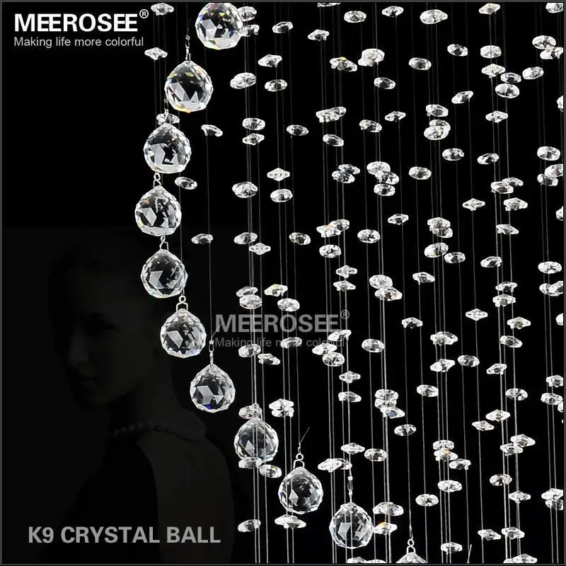 Длинный дизайнерский Хрустальный потолочный светильник спиральные люстры лампа