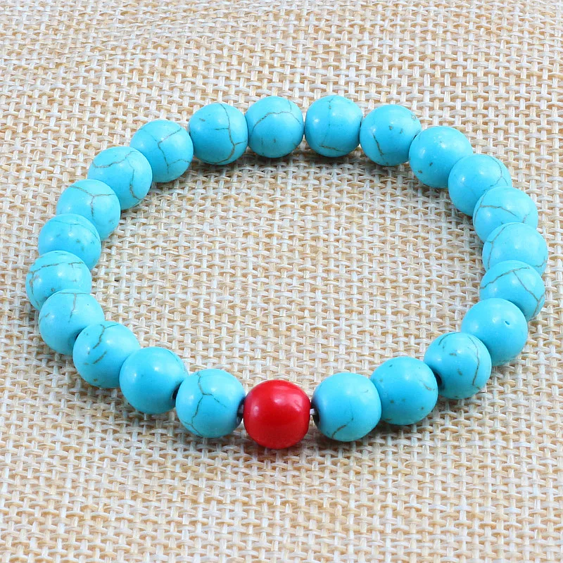Classic Men Natural Stone Bracelet Charm Women Handmade Beads Bracelets Bangles Fashion Couple Distance Jewelry Wristband Gift | Украшения