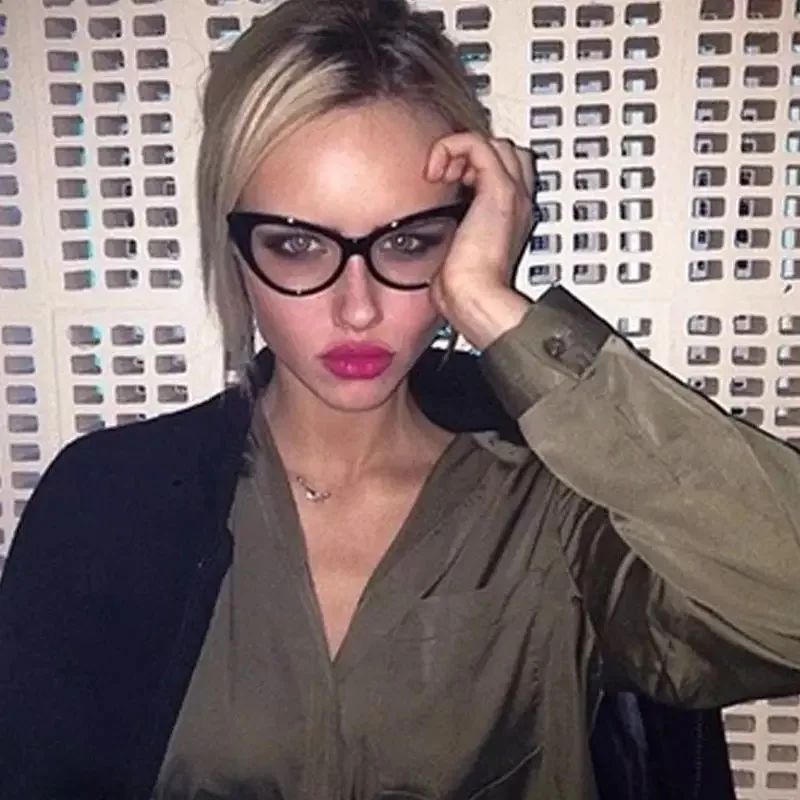 2019 glasses frame women eyeglasses clear eyewear cat eye vintage transparent hot cool pc fashion | Аксессуары для одежды