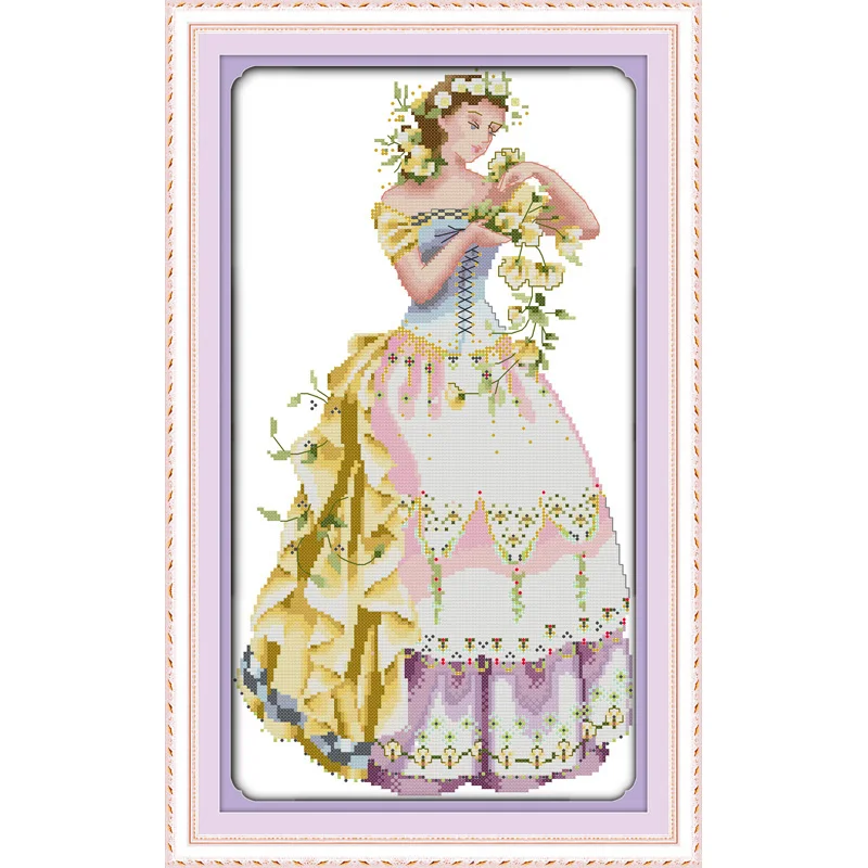 Набор для вышивки крестиком экологичный хлопок 14 11 карат|cross stitch kits|counted cross