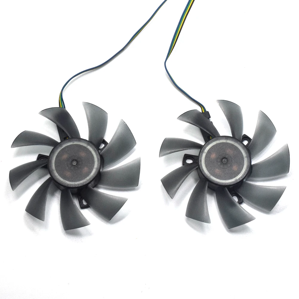 Новый 2pcs T129215SU 85 мм DC12V 4pin R9 280X вентилятор охлаждения для Sapphire 280 3G OC 270X 2G 4G 285X с