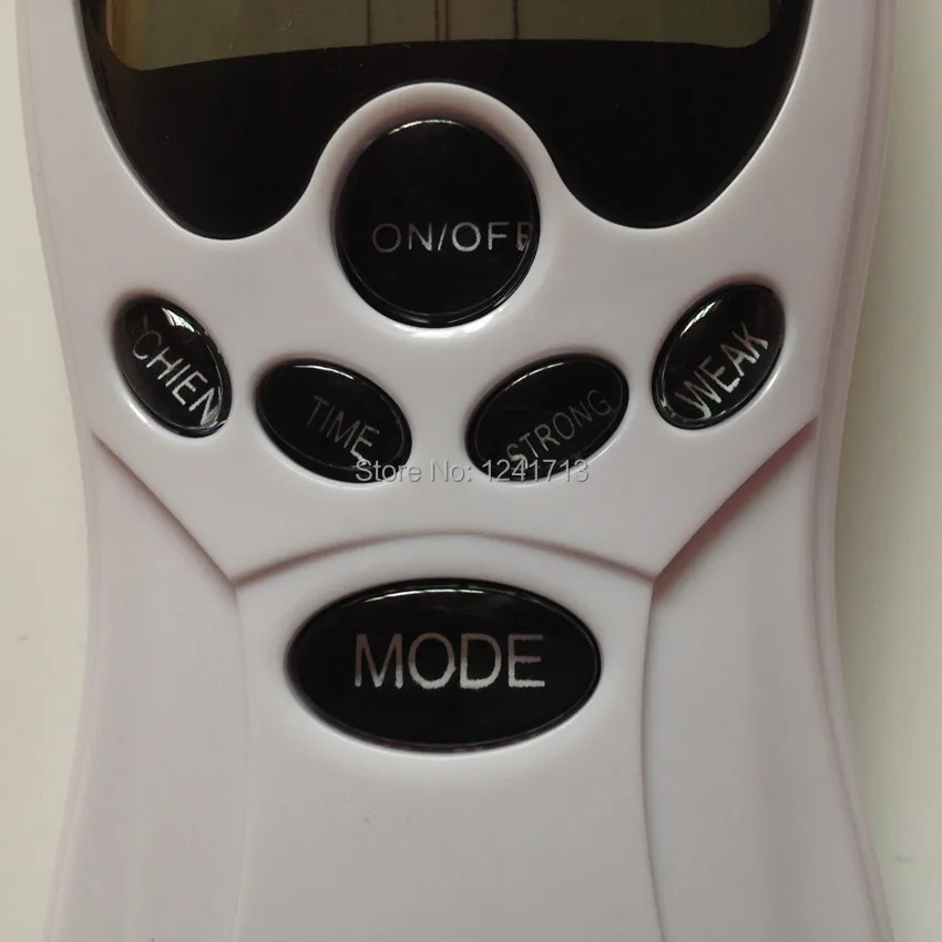 Электрический стимулятор для всего тела белый двухвходной Массажер