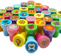 10pcs self ink stamps kids birthday party favors for birthday giveaways gift toys boy girl christmas goodie bag pinata fillers