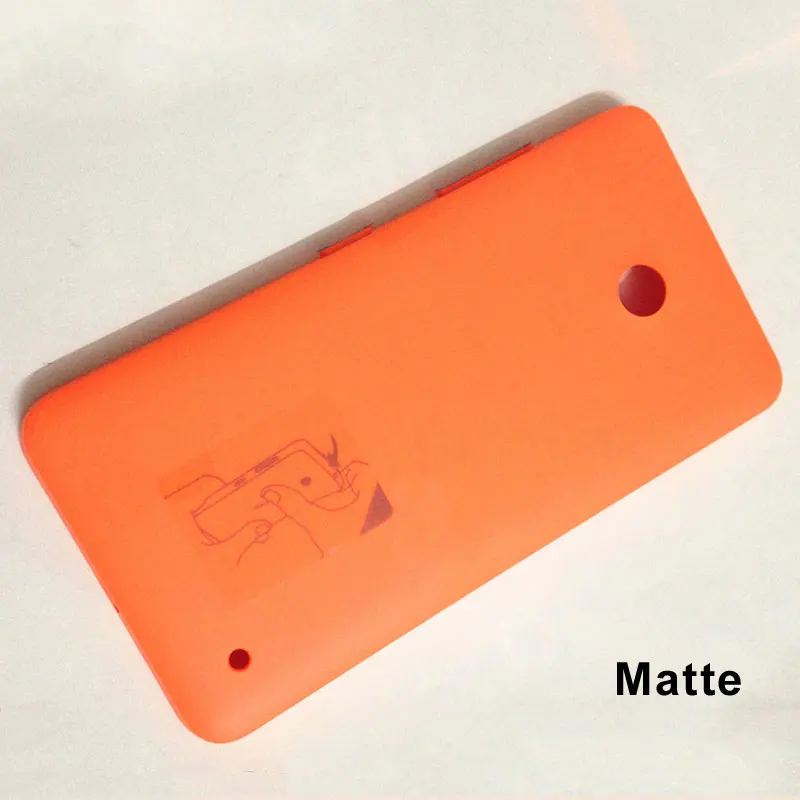 Матовый чехол на заднюю панель для Nokia lumia 630 635 сменный жесткий чехол на батарейку для lumia 636 638 с боковой кнопкой