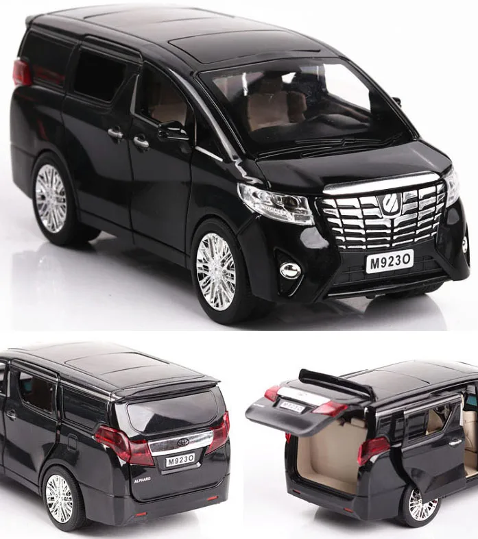 1:24 игрушечный автомобиль отличный TOYOTA Alphard MPV автомобиль игрушечный сплав автомобиль Diecasts игрушечный автомобиль Модель автомобиля игрушки для детей Подарки