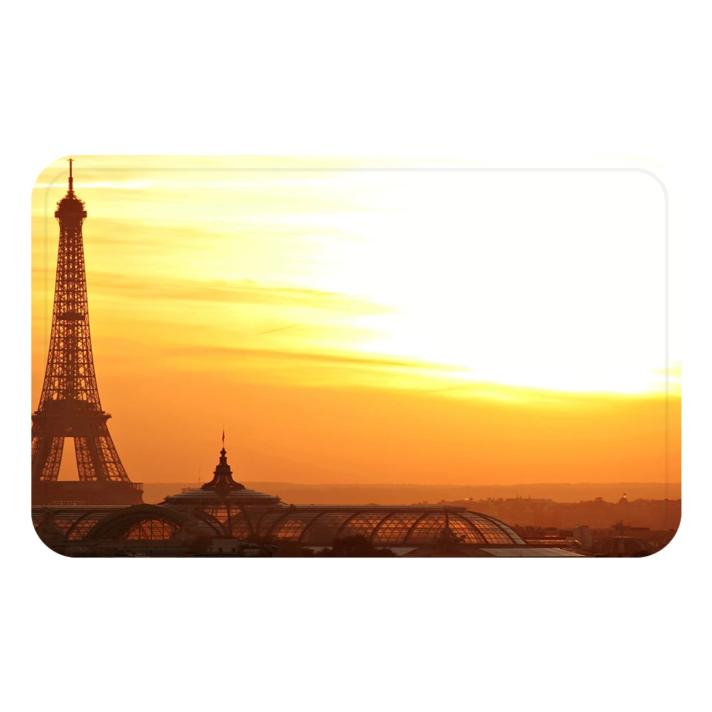 Paris the Tower Wonder Scenic Mat Bath Carpet Decorative Anti-Slip Mats Room Car Floor Bar Rugs Door Home Decor Gift | Дом и сад