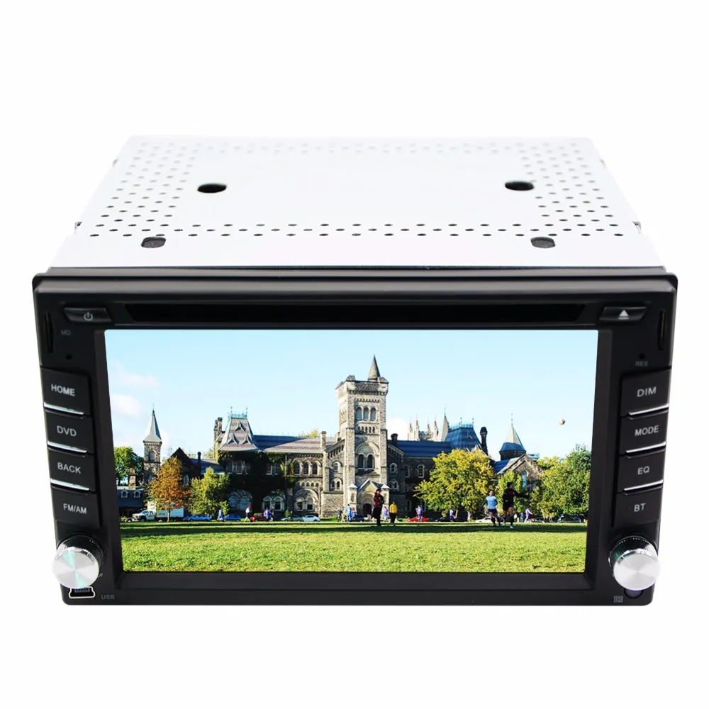 2 DIN цифровой Сенсорный экран dvd-плеер GPS навигации стерео Встроенный Bluetooth Радио
