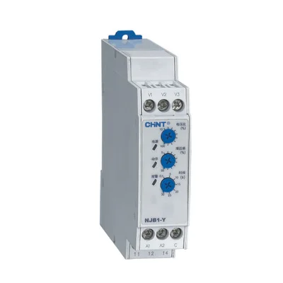 Proteção de Segurança Tensão de Monitoramento Sobretensão sob Proteção de Tensão Monofásica Modular Relé Monofásico Njb1-y ac – dc