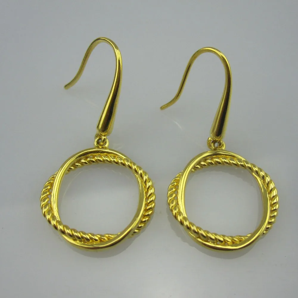 

Маленькие серьги бесконечности из стерлингового серебра с золотым покрытием, дизайнерские ювелирные изделия, изящные серьги, Женские Ювел...