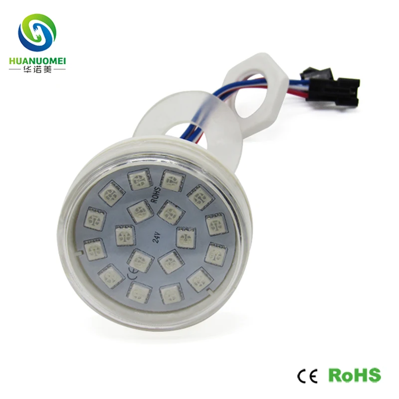 24 В 18 светодиодов ucs1903 светодиодный пиксельный rgb модуль 5050 smd цифровая лампа 60 мм