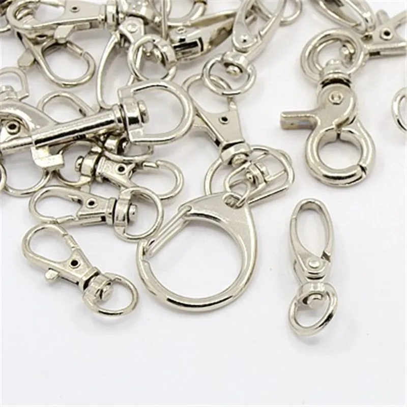 100 шт смешанные металлические застежки крючки для ювелирных изделий аксессуары
