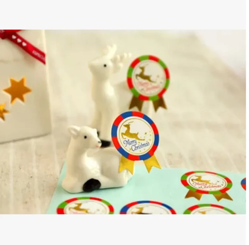 80 шт. бронзирующие рождественские наклейки в форме знаков|stickers for|stickers stickersstickers for