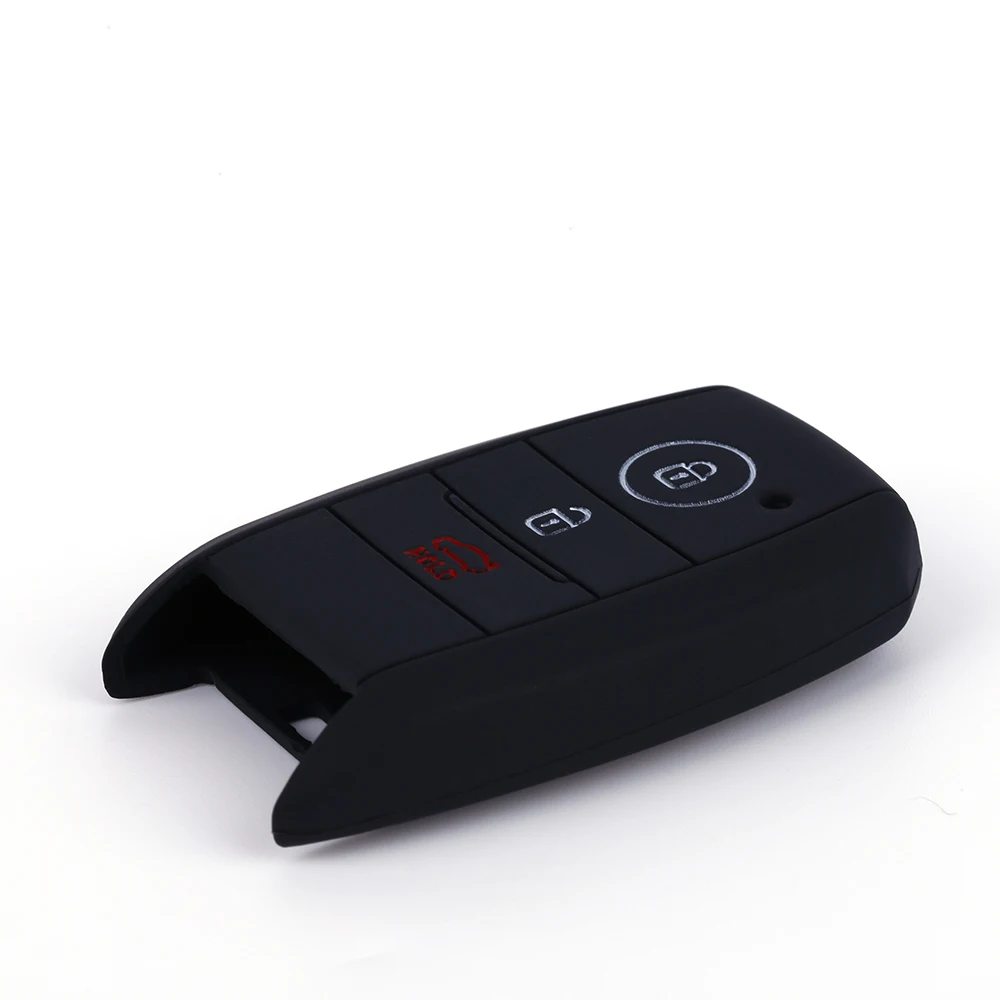 Cheap 3 Button Silicone Car Remote Key Fob Shell Cover Case For Kia Rio Ceed Soul Sportage Sorento Carens Picanto Skin Holder | Автомобили