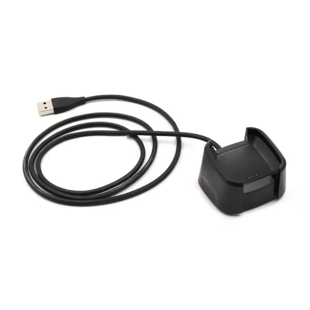 Зарядная док станция USB Дата кабель Base Настольный Зарядное устройство для Fitbit Versa