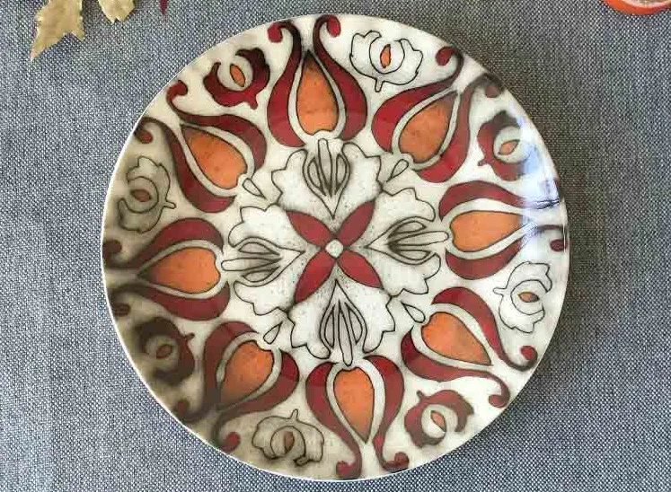 1 шт. круглые тарелки тарелка кухонная утварь столовое устройство миска для