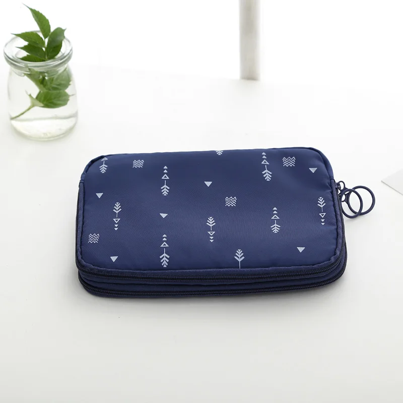 Dark Blue Кактус бьюти дорожный органайзер сумка косметичка женская кейс для косметики косметички кометичка макияжа дорожная несессер путешествий пенал визажиста маникюра кистей нессер toiletry pouch make up bag касметички сумку - Цвет: Dark Blue