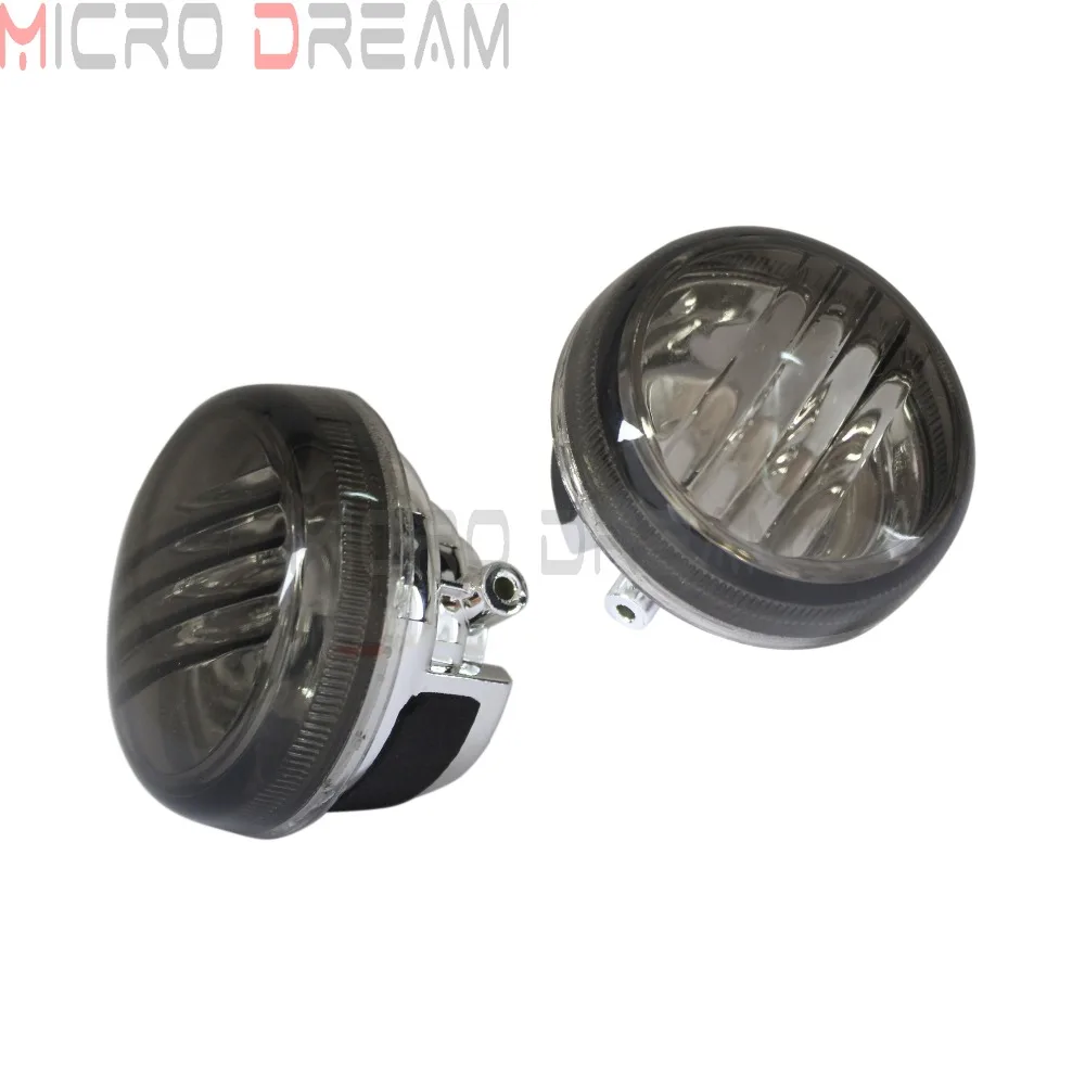 1 пара Дымчатых линз для указателей поворота мотоцикла Suzuki Boulevard C109R M109R M50 C50 C90 VL800