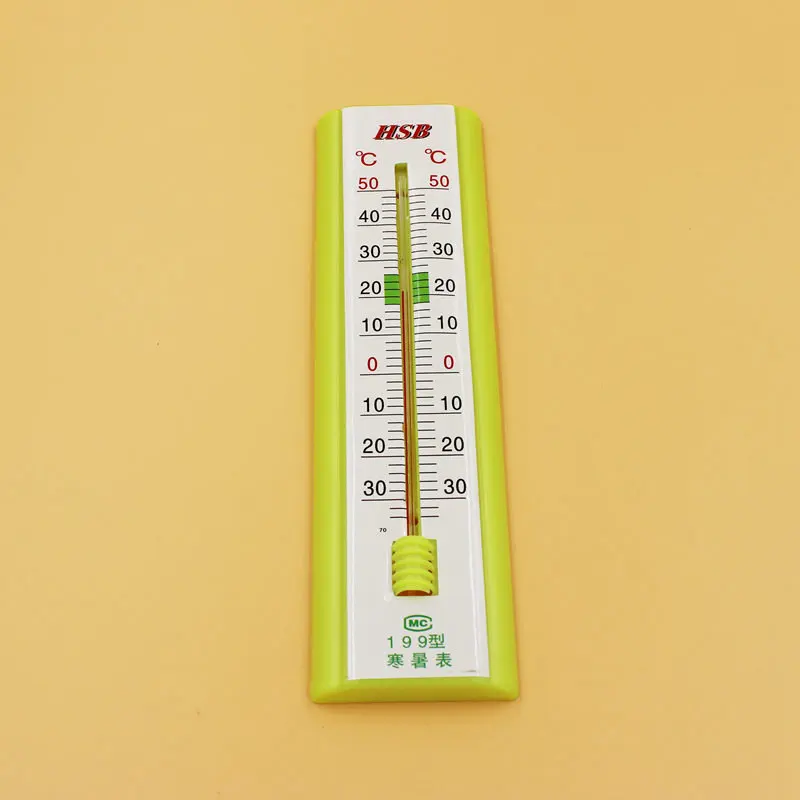 Термометр (20 шт./лот) модель 199 стеклянный измеритель температуры Красный