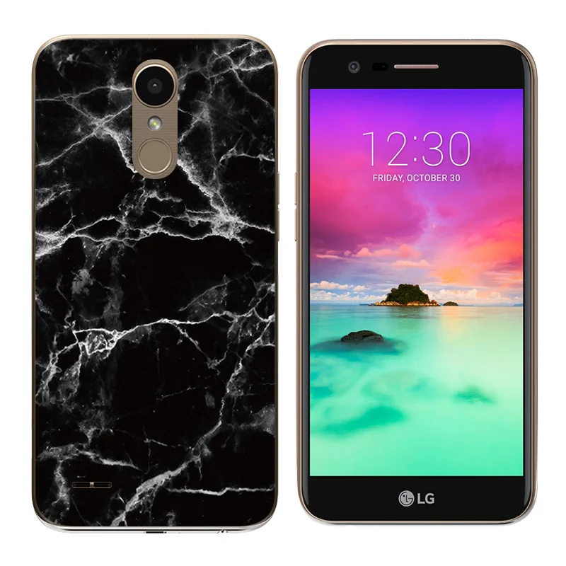 2017 чехол для LG K10 мягкий силиконовый ботанический принт LV5/K10 X400 M250 M250N чехлы