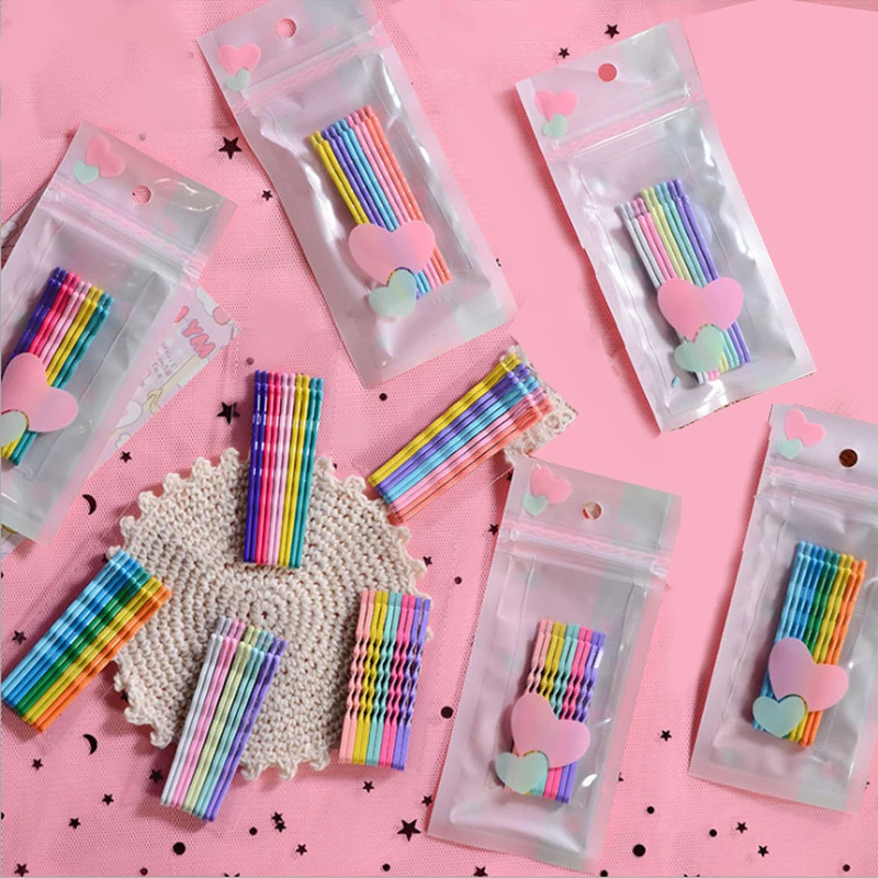 10 шт. заколки для волос женщин в Корейском стиле Стиль девочек модная повязка на