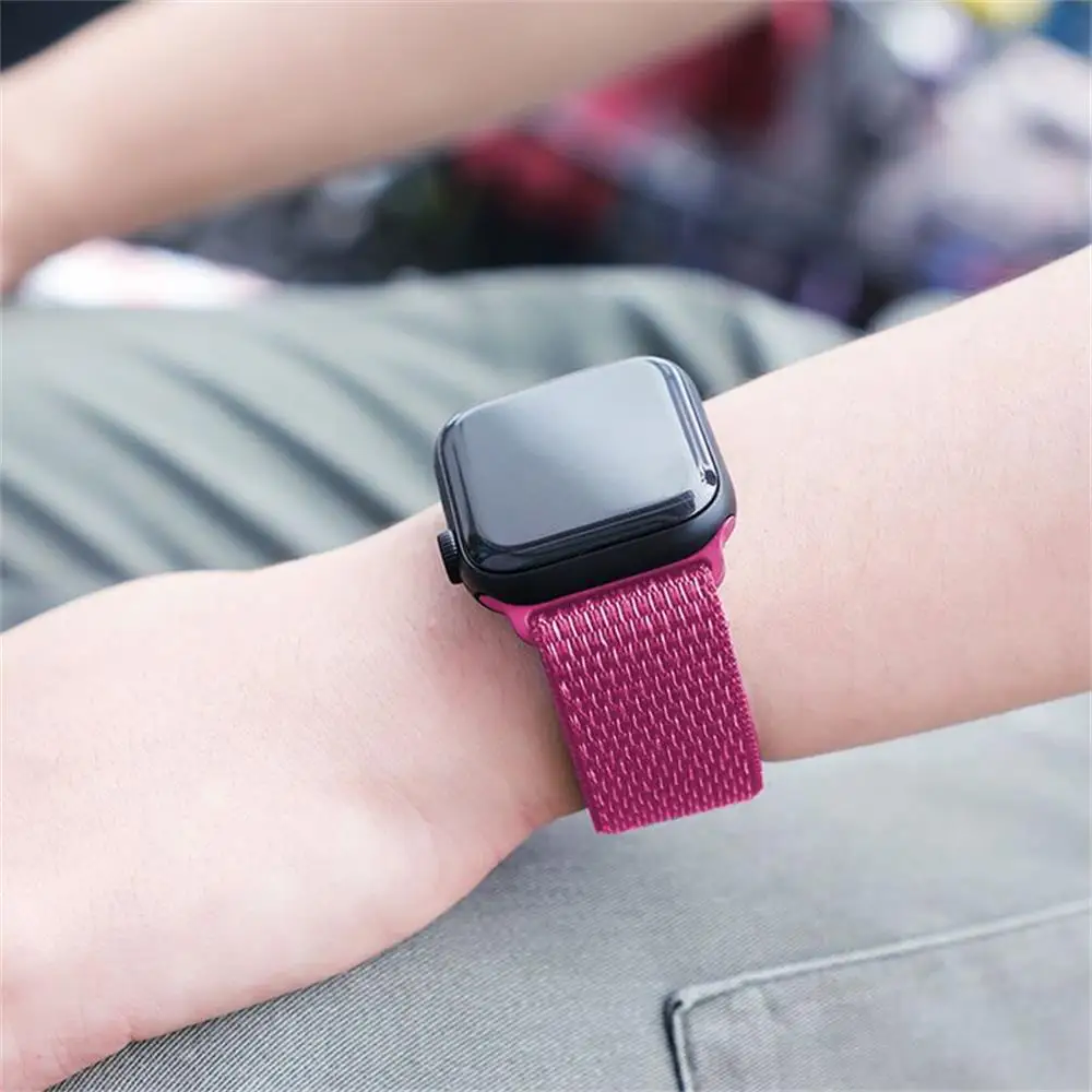 Нейлоновый ремешок для apple watch 44 мм/40 мм 4 5 iwatch 42 мм/38 мм 3 2 1 браслет красочные спортивные аксессуары для часов