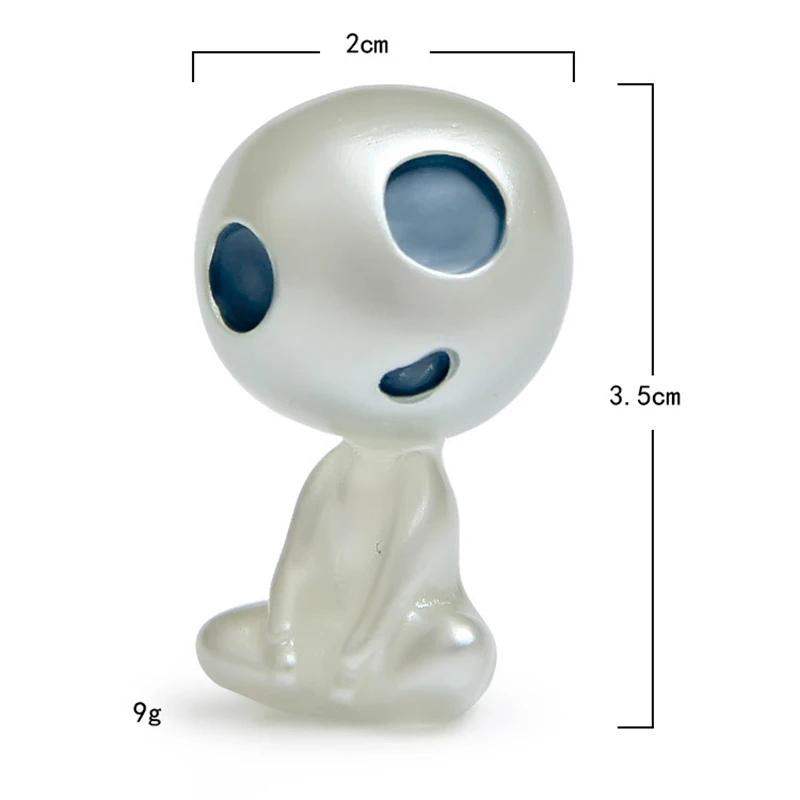 Декоративная статуя BUF 6 шт./лот серебряный призрак украшения для сада Genie ручная