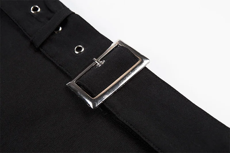 2018 Новое прибытие готический панк уличная Для Женщин Съемные Подпоясанный