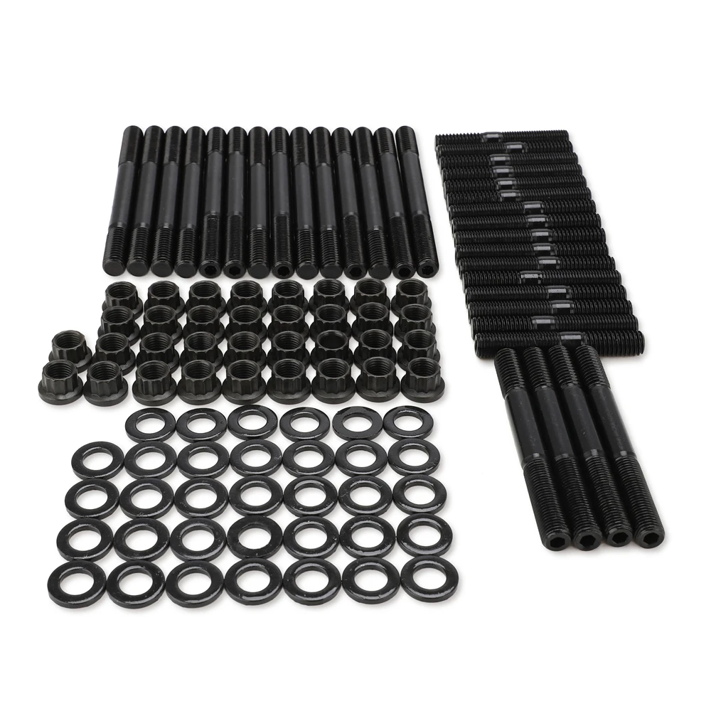 SBC Cylinder Head Stud Kit For Alum Or Iron 1525-Stud/ 279.1001 For Chevrolet YC101494