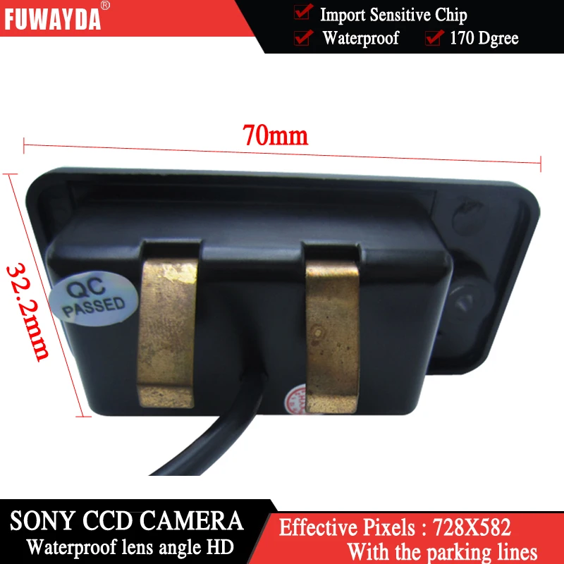 FUWAYDA для SONY CCD Автомобильная камера заднего вида AUDI A3 S3 A4 S4 A6 A6L S6 A8 S8 RS4 RS6 Q7