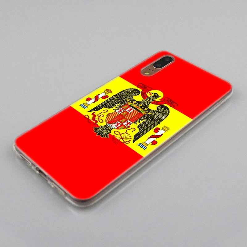 Мягкий силиконовый чехол с испанским флагом для Huawei P30 P20 P10 P9 P8 Lite 2017 Pro Mini PSmart 2019 Plus