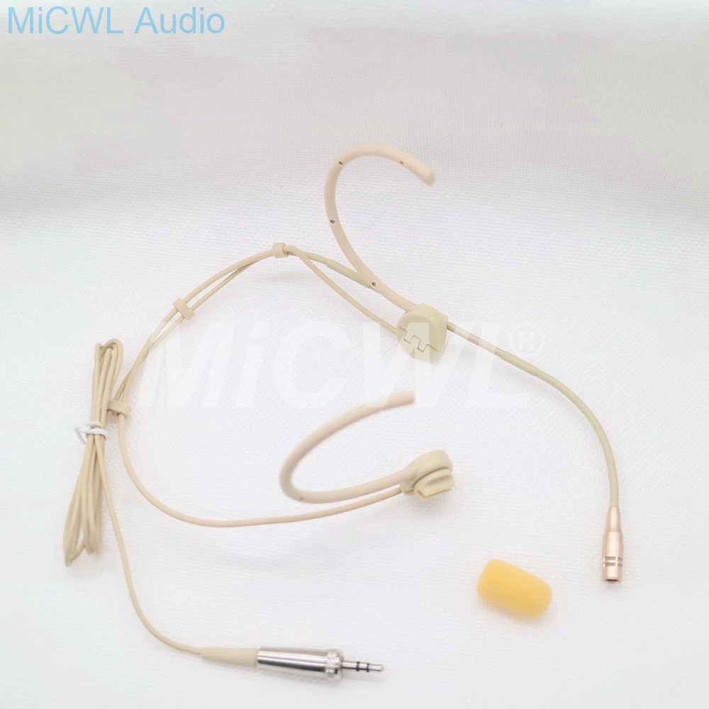 

Высококачественный конденсаторный двойной крюк гарнитура складной микрофон Регулируемая однонаправленная гарнитура микрофон для Sennheiser