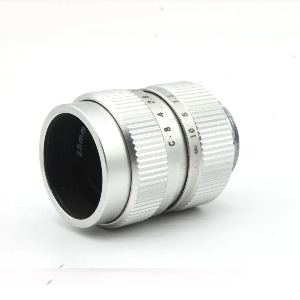 ФУЦЗЯНЬ 25 мм f/1.4 Миниатюрный SLR Объектив для Panasonic Micro 4/3 P3 E-P1 G1 GF5 Макро SILVE